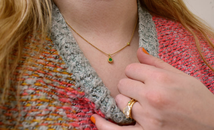 Balance Birthstone Pendant in Yellow Gold