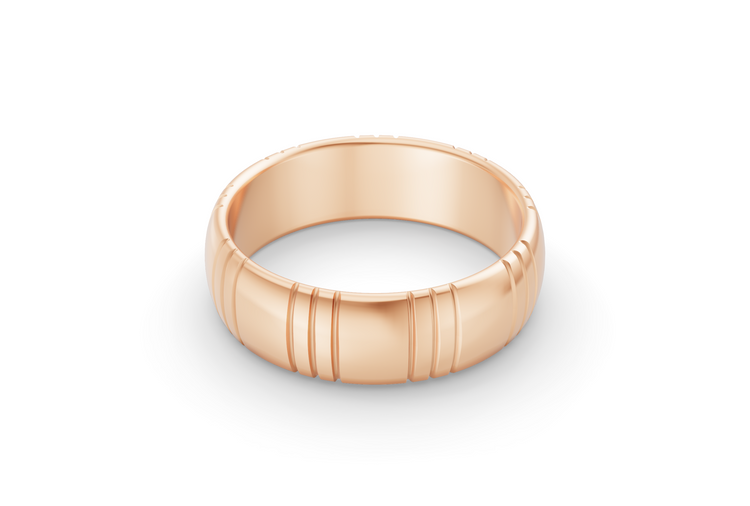 The Ahus Band in Rose Gold