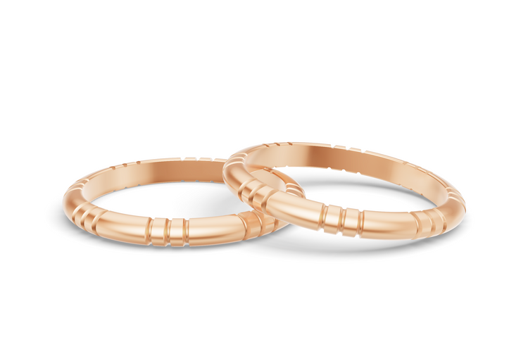 Classy Band - Rose Gold - 2mm