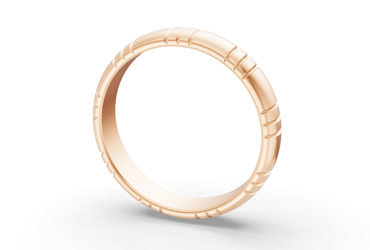 Classy Band - Rose Gold - 4mm