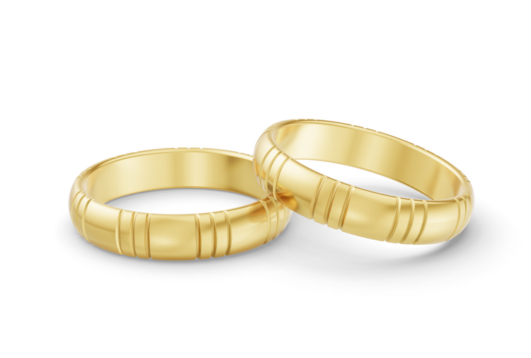 Classy Band - Yellow Gold - 4mm