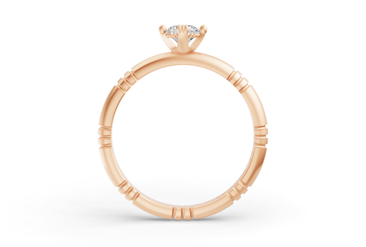 .25ct Diamond Iskra Ring in Rose Gold