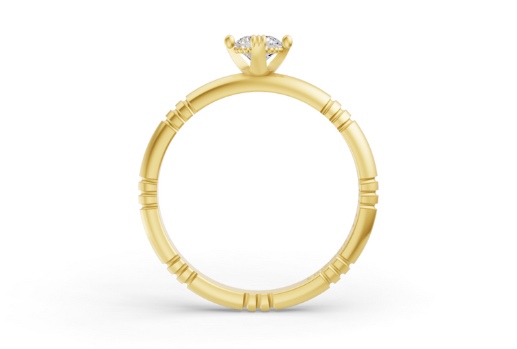 .25ct Diamond Iskra Ring in Yellow Gold