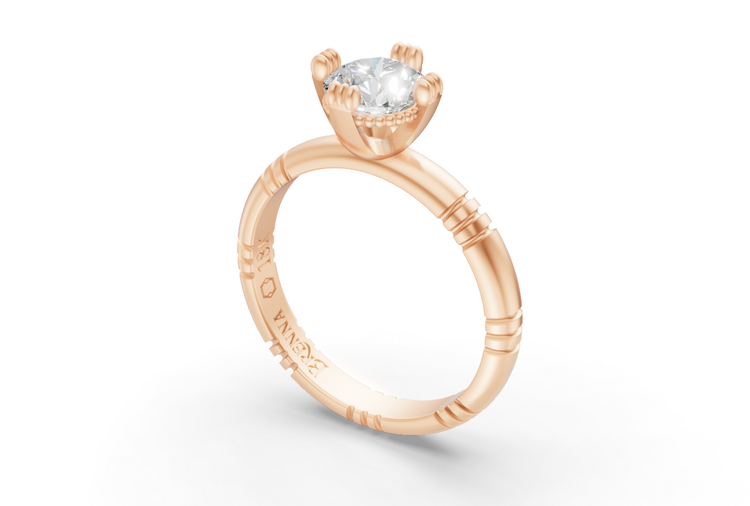 .5ct Diamond Iskra Ring in Rose Gold