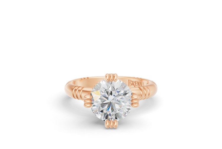 2ct Diamond Iskra Ring in Rose Gold
