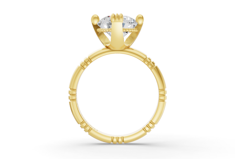 2ct Diamond Iskra Ring in Yellow Gold