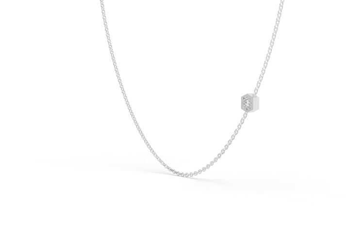 Cable Chain in Diamond and Gold