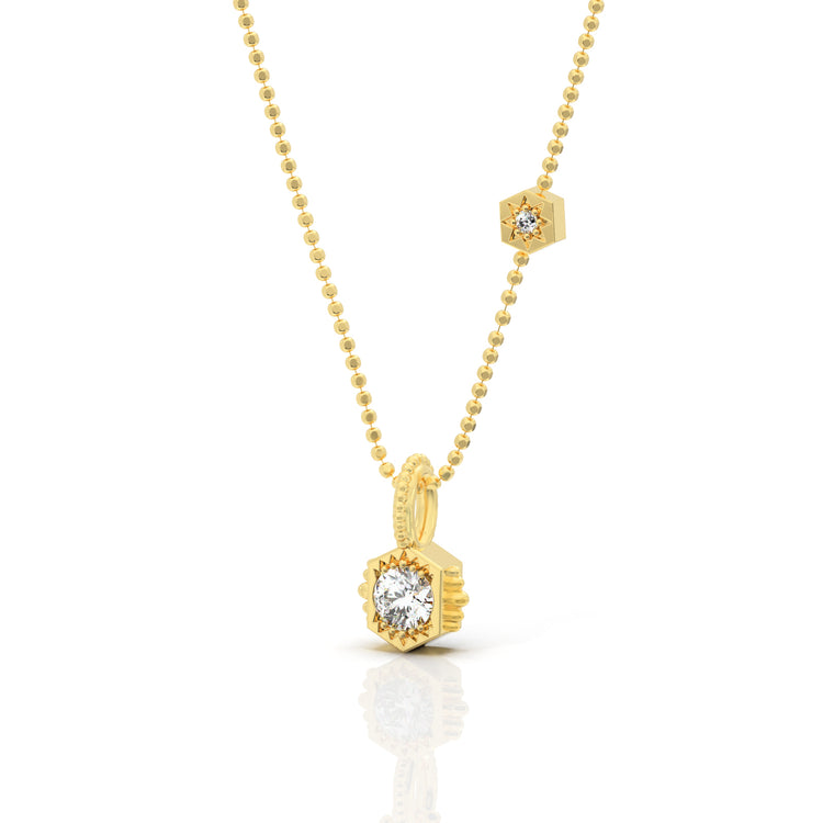 Balance Birthstone Pendant in Diamond