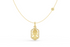 Pleasant Buddha Diamond Necklace in Gold