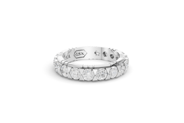 Diamond Eternity Band in White Gold