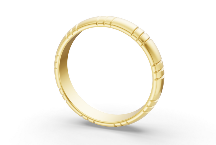 Classy Band - Yellow Gold - 4mm