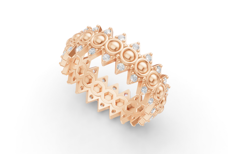 Crown Ring - Rose Gold