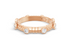 Dot Band in Rose Gold and Diamond