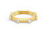 Dot Band in Yellow Gold and Diamond 