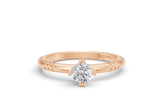 .25ct Diamond Iskra Ring in Rose Gold