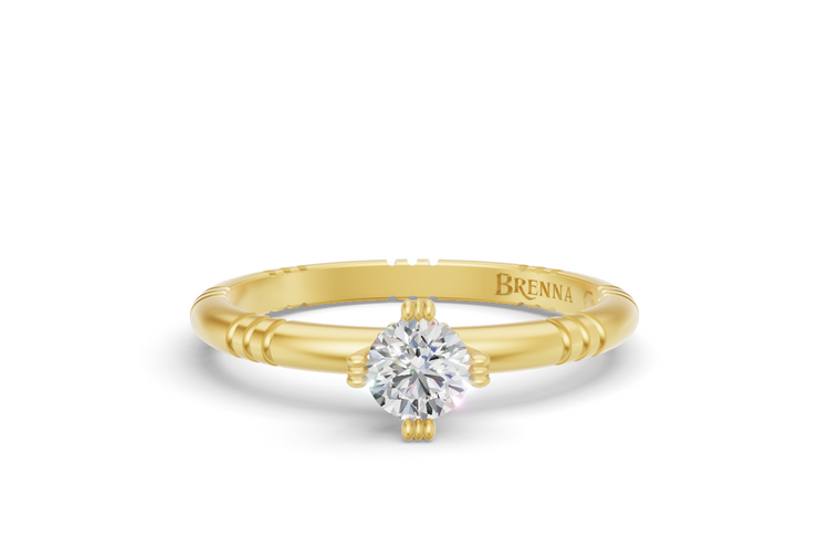 .25ct Diamond Iskra Ring in Yellow Gold