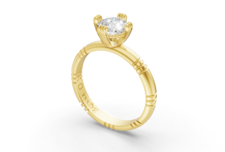.5ct Diamond Iskra Ring in Yellow Gold