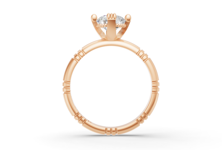 .75ct Diamond Iskra Ring in Rose Gold