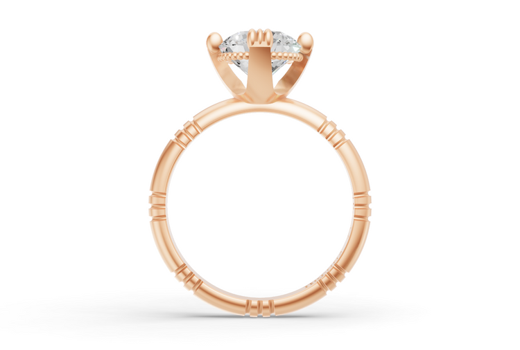 1.5ct Diamond Iskra Ring in Rose Gold
