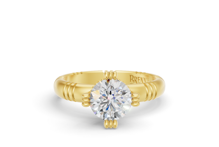1ct Diamond Iskra Ring in Yellow Gold