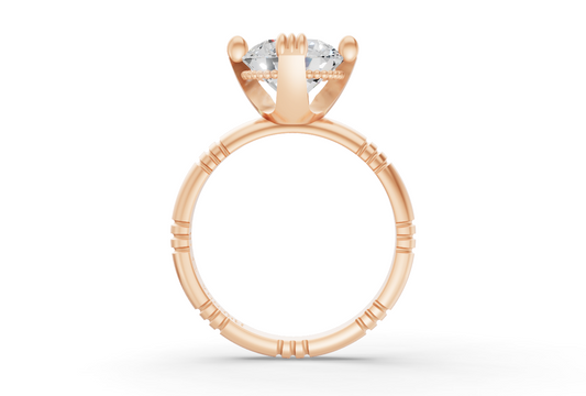 2ct Diamond Iskra Ring in Rose Gold