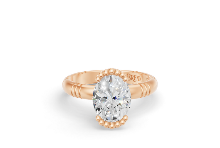 1.5ct Oval Diamond Iskra Ring in White Gold