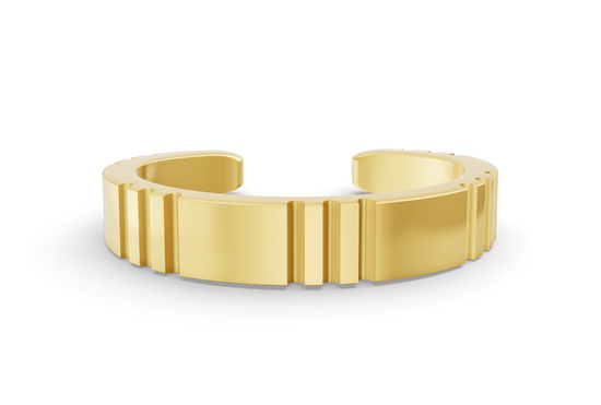 Skinny Ear Cuff in Yellow Gold