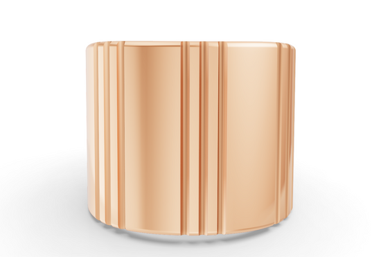 Tall Ear Cuff in Rose Gold
