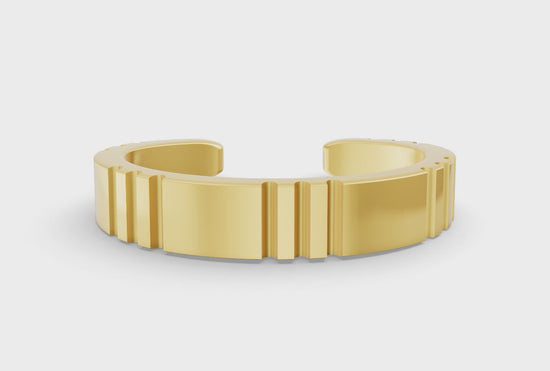 Skinny Ear Cuff in Yellow Gold - Video