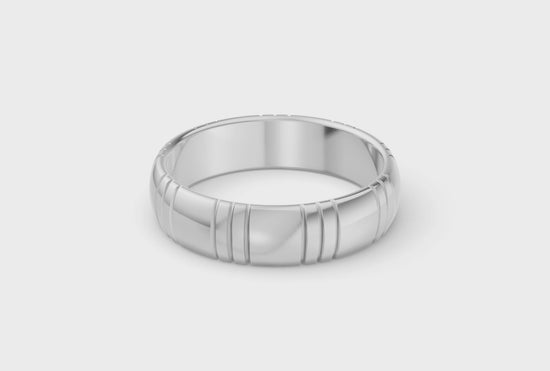 Classy Band - White Gold - 5mm