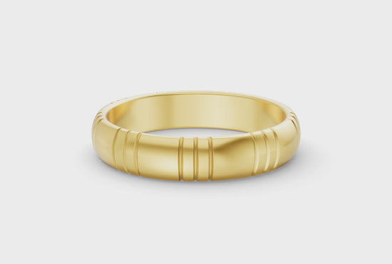 Classy Band - Yellow Gold - 4mm - Video