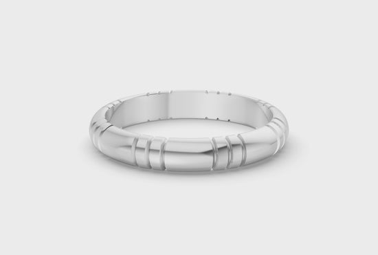 Classy Band - White Gold - 3mm - Video