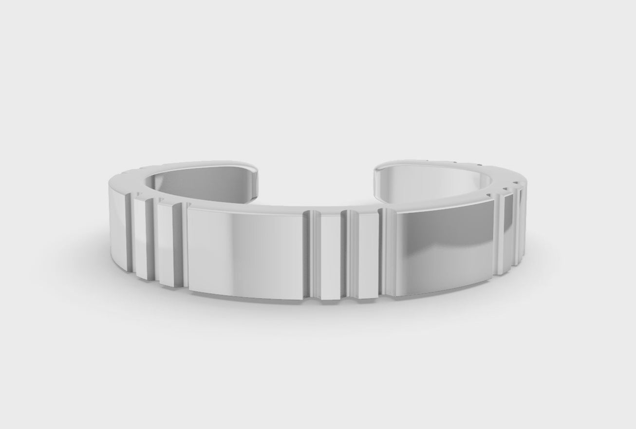Skinny Ear Cuff in White Gold - Video