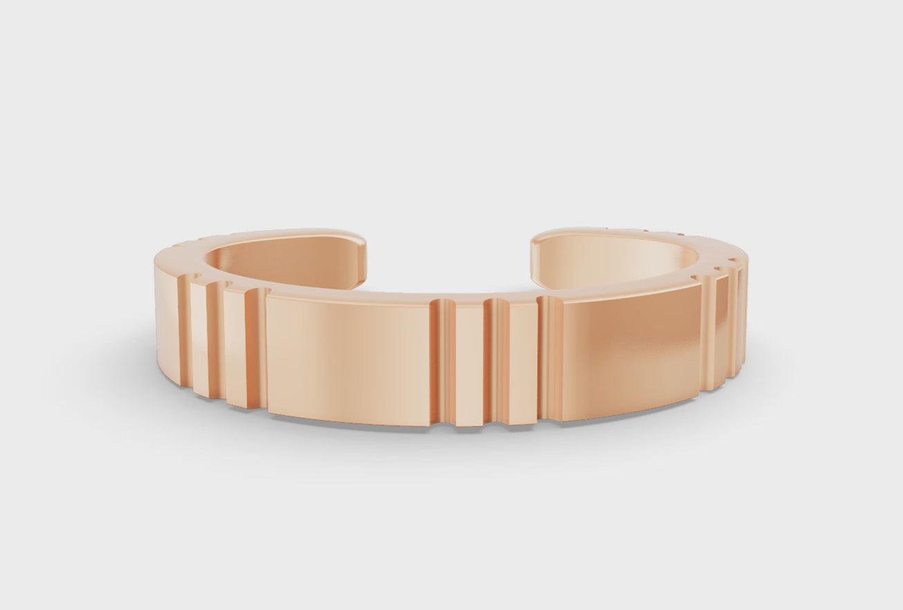 Skinny Ear Cuff in Rose Gold - Video