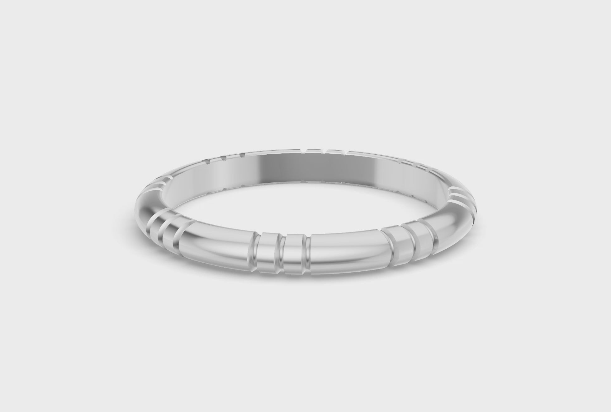 Classy Band - White Gold - 2mm - Video