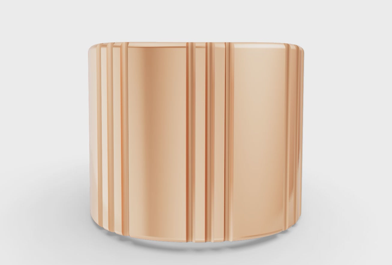 Tall Ear Cuff in Rose Gold - Video
