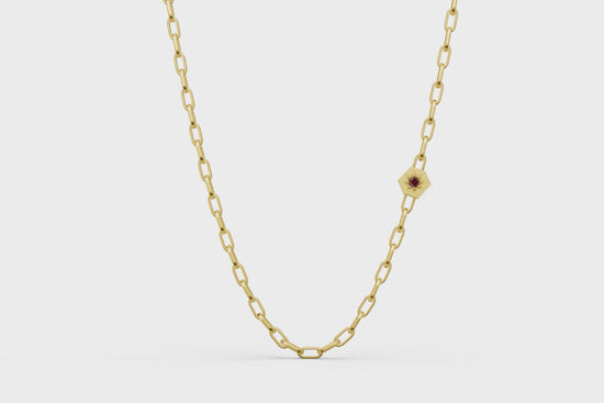 Paper Clip Chain in Ruby and Gold - Video