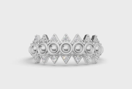 Tiara Ring - White Gold - Video