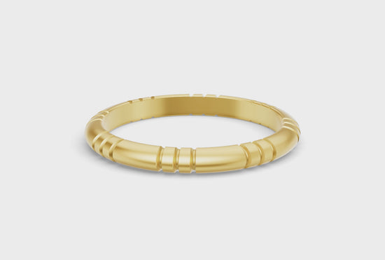 Classy Band - Yellow Gold - 2mm - Video
