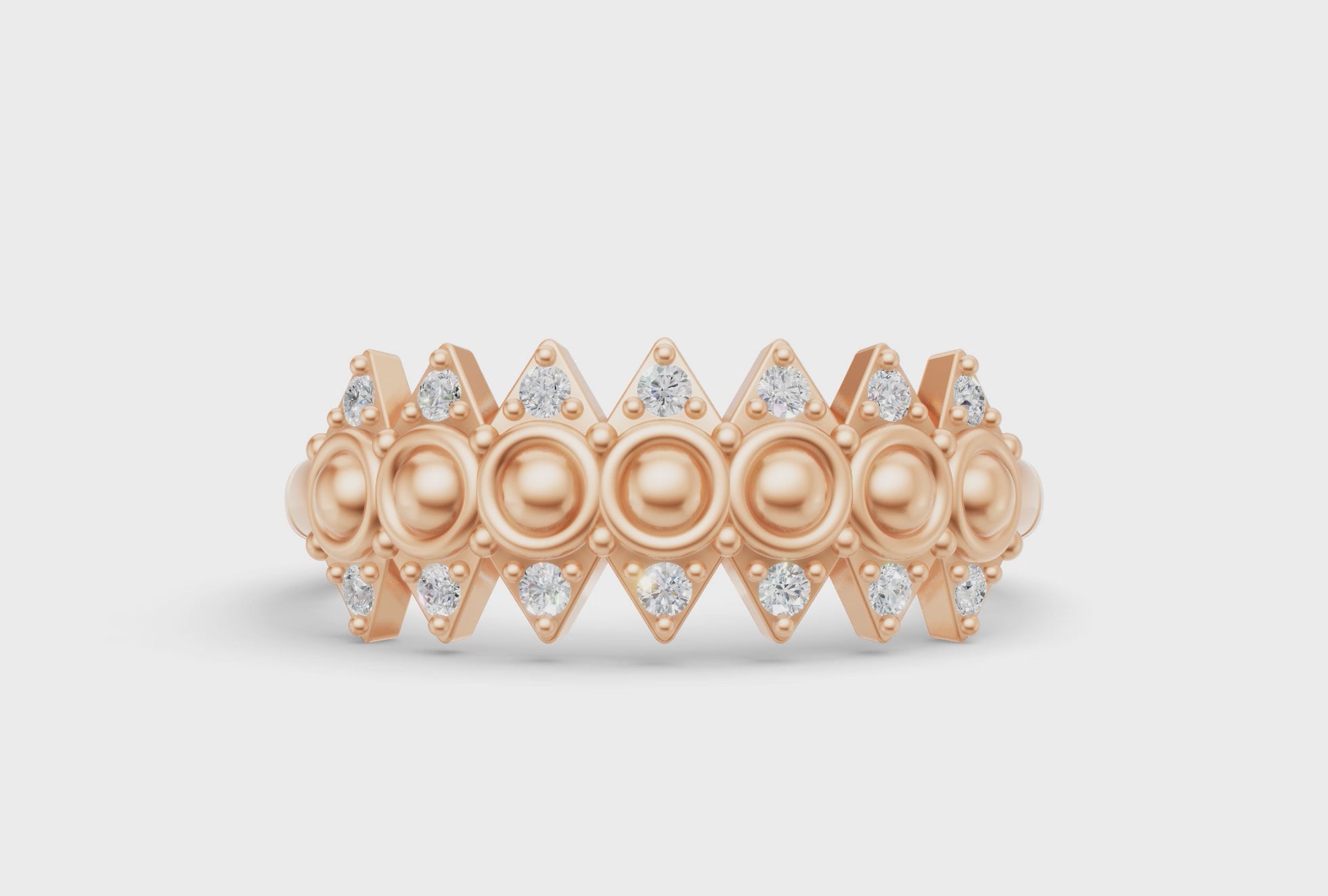 Tiara Ring - Rose Gold - Video